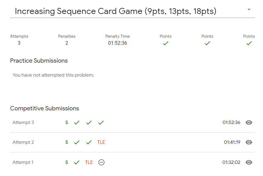 Increasing Sequence Card Game